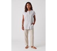 ARKET Flow Washed Cotton Tunic White Talla: L | Blusón Outlet | Mujer | Blanco
