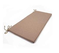 ARKETICOM Pank, 2 cojines para bancos, cojín con cordones, 70 x 30 cm, para banco o baúl, beige, desenfundable, 100% fabricado en Italia