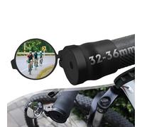 Arkhamespejo mini plegable para manillar, retrovisor giratorio 360°, funda de goma, universal para bicicleta de montaña