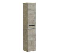 ARKITMOBEL Athena Columna de Baño Suspendida, 2 Puertas, Roble Alaska, Grande