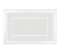 ArkMaster cubreradiadores rejillas de ventilación madera MDF/haya, cubreradiador blanco laminado (Susanna/Circo M 90x60cm) cubreradiador 120cm ancho casa de campo