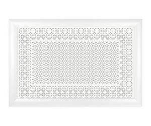 ArkMaster cubreradiadores rejillas de ventilación madera MDF/haya, cubreradiador blanco laminado (Susanna/Circo M 90x60cm) cubreradiador 120cm ancho casa de campo