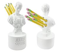arknato Ides of March - Portalápices con diseño de Julio César, divertido soporte para bolígrafos para escritorio, profesores, organizadores de oficina, decoración estacionaria, regalo para profesor