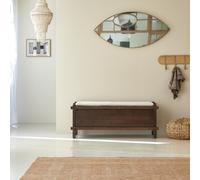 Arko - Mueble zapatero de madera maciza de mango H 48 x B 120 x T 40 cm