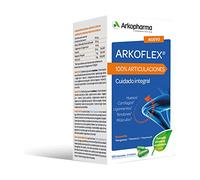 Arkoflex 100% Articulaciones | Cuidado Integral - Huesos - Cartílagos - Ligamentos - Tendones - Músculos | 120 Capsulas | 2 Meses, color Blanco