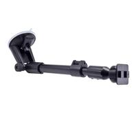 Arkon CM117-SBH - Pedestal de Montaje con Ventosa para Parabrisas de Brazo Largo con patrón Giratorio 2T, Color Negro