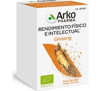 Arkopharma Arkocápsulas Ginseng BIO – Vegano, ayuda a reducir cansancio y fatiga – 84 cápsulas