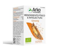 Arkopharma Arkocápsulas Ginseng BIO – Vegano, ayuda a reducir cansancio y fatiga – 84 cápsulas