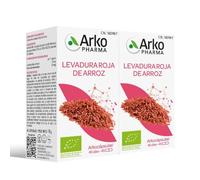 ARKOPHARMA Arkocápsulas Levadura Roja de Arroz Bio, Pack 2 x 45 Cápsulas | Cápsulas de origen vegetal con arroz fermentado. Ayuda a mantener niveles normales de colesterol y bienestar cardiovascular.