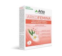 Arkopharma - Arkofemina Ciclo Menstrual, 30 Comprimidos, Complemento Alimenticio con Milenrama, Jengibre y Vitaminas B, Bienestar Físico y Emocional Durante la Regla, Mujer