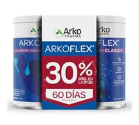 Arkopharma Arkoflex Colágeno Classic Limón Pack 60 Días 40% Descuento Segunda Unidad, Bote 360 gr, Buen Funcionamiento de Huesos, Cartílagos y Piel, Ácido Hialurónico, Magnesio y Vitamina C