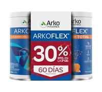 Arkopharma Arkoflex Colágeno Total Duplo 2x390gr, Abordaje 360º del Sistema Locomotor, Buen Funcionamiento de Articulaciones, Huesos, Cartílagos, Músculos y Tendones, Magnesio y Vitaminas