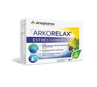 Arkopharma Arkorelax Estrés Control, Estrés Puntual y Estrés Intenso, Con extracto de plantas, Cansancio y Sobrecarga Laboral, Rendimiento Físico y Mental, Complemento Alimenticio