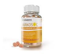 Arkopharma Arkosol Caramelos de Goma 60 Gominolas, Potencia el Bronceado, Prepara y Protege la Piel para la Exposición solar, Apto para Veganos, Complemento Alimenticio, Todos los tonos de piel