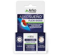 ARKOPHARMA Arkosueño Flexi-Dosis 60 Comprimidos, Melatonina 0,5 mg, Amapola | Bucodispersables, acción rápida para jet lag y despertares nocturnos. Apto para veganos.