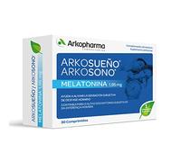 Arkopharma Arkosueño Melatonina 30 Comprimidos, 1,95 Mg De Melatonina, Jet-lag, Problemas Ocasionales De Sueño, Desfase Horario