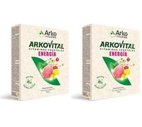Arkopharma Arkovital Pura Energía, Multivitamínico Defensas Naturales y Vitalidad, 9 Vitaminas Naturales y 5 Minerales, Mayor Asimilación, 30 Unidad (Paquete de 2)