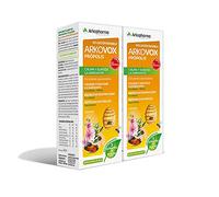 Arkopharma Arkovox Própolis Jarabe 280ML Pack x 2, Bienestar Respiratorio, Calma y Suaviza el Dolor de Garganta, Refuerza las Defensas, Con Extractos de Plantas y Equinácea