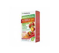 Arkopharma Azinc Acerola 1000 Vitamine C 100% Végétale 2x30comp