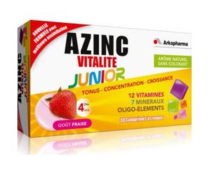 Arkopharma Azinc Optimal Junior Tablets - Crunch got Strawberry Botella de 30