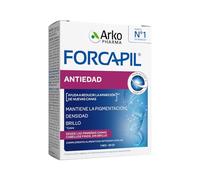 Arkopharma - Forcapil Antiedad, 30 Comprimidos, Complemento Alimenticio para el Envejecimiento Capilar, Ayuda a Reducir la Aparición de Nuevas Canas, Mantiene la Pigmentación, Densidad y Brillo
