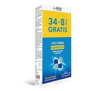Arkopharma Magnesio + Vitamina B6 - Pack 42 Comprimidos Efervescentes, Mantenimiento de los Huesos, Buen funcionamiento de los Músculos, Vitaminas para el Cansancio, Vitaminas de Mayor Absorción