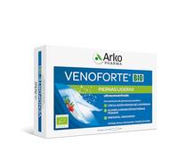 ARKOPHARMA - Venoforte BIO, 20 Ampollas Bebibles, Complemento Alimenticio para Circulación y Piernas Ligeras con Vid Roja, Rusco, Hamamelis y Castaño de Indias
