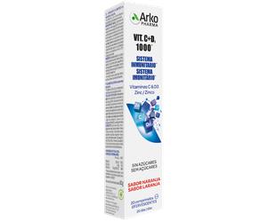 Arkopharma Vitamina C 1000mg + D3 + Zinc (20 Comprimidos Efervescentes)