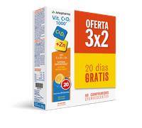 Arkopharma Vitamina C + D3 1000 60 comprimidos efervescentes - vitaminas C, D y zinc