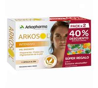 Arkopharma Arkosol Intensivo 60 Cápsulas, Bronceado Desde el Interior, Todo Tipo de Piel, Prepara y Protege la Piel para la Exposición Solar, Complemento Alimenticio