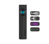 ArkPro - Linterna EDC de unibody plana con múltiples fuentes de luz Negro