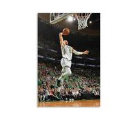 ARKR Jayson Tatum - Póster de baloncesto con estrellas deportivas, arte de pared, cubierta de arte vintage, decoración de habitación, pósteres estéticos para dormitorio, 60 x 90 cm, estilo sin marco