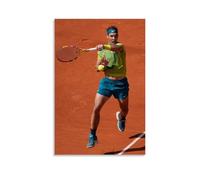 ARKR Póster de tenis de Rafael Nadal, póster de pared de arte vintage, decoración de habitación, póster estético para dormitorio, 50 x 75 cm, estilo sin marco