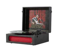 Arkrocket x Elvis Reproductor de Discos portátil Bluetooth de 3 velocidades con Entrada y Salida Bluetooth, Altavoces Integrados con Cartucho magnético, Apagado automático, Elvis Presley '68
