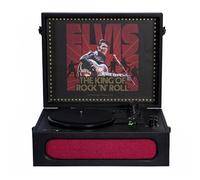 Arkrocket x Elvis - Reproductor de grabación Bluetooth Protable de 3 velocidades con Entrada y Salida Bluetooth, Altavoces Integrados con Cartucho magnético, Apagado automático, Elvis Presley '68