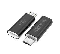 ARKTEK USB C Adaptador, USB C a Micro USB (Macho) Adaptador (2-Pack), Recargar & Sync para Samsung Galaxy S7/S7 Edge, LG G4, Nexus 5/6 y Otro Dispositivo Micro USB