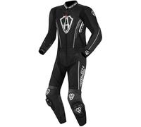Arlen Ness Losail Traje de cuero de dos piezas, Negro/Blanco, Talla 60