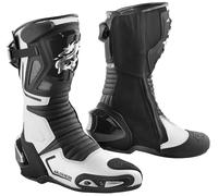 Arlen Ness Sugello Botas de moto, negro-blanco, tamaño 47 para Mujer