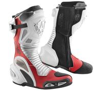 Arlen Ness Xaus Replica Botas de moto, negro-blanco-rojo, tamaño 47 para Hombres