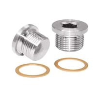 ARLEO 2 tapones for tubo de acero M12 x 1,25 | Cabeza hexagonal de alta resistencia a la oxidación con junta tórica de cobre