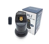 ARLI LNB Single Sat HD Digital 0.1 dB en Oro 4 K Protección contra la Intemperie LMB 1 participantes Universal LNB con Integrado multischalter TV