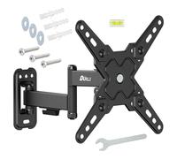 ARLI Soporte de pared para TV de 13 a 42 pulgadas, orientable e inclinable, soporte VESA extensible y giratorio, distancia a la pared de 66 - 274 mm, soporte universal de pared para televisores LED