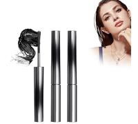 Arlio Iron Wand Mascara, Vivavogue Lash, 3D Curling Eyelash Iron Mascara, Arlio Mascara, Arlio Non-Smudging Mascara, Arlio 3D Mascara Elevate Your Lash, Iron Wand Masca (Black*2)