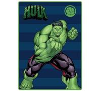 arlis 100x140cm, Juventud Unisex, Manta Hulk Marvel, 100 X 140 CM