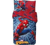 Arlis - Juego de funda nórdica de 140 x 200 cm + 1 funda de almohada de 63 x 63 cm (juego de cama Spiderman - F)