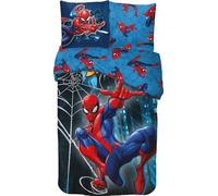 Arlis - Juego de funda nórdica de 140 x 200 cm + 1 funda de almohada de 63 x 63 cm (juego de cama Spiderman - D)