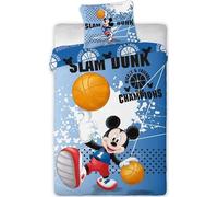 Arlis Mickey Disney - Juego de funda nórdica de 140 x 200 cm + 1 funda de almohada de 63 x 63 cm (juego de cama Mickey - F)