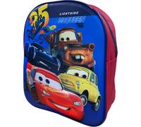 Arlis - Mochila con licencia de 30 cm en 3D, 1 compartimento principal con cremallera, correas ajustables - Dimensiones: 30 x 26 x 10 cm, coches, 30x25x10 cm