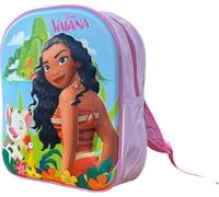 Arlis - Mochila con licencia de 30 cm en 3D, 1 compartimento principal con cremallera, correas ajustables - Dimensiones: 30 x 26 x 10 cm, Vaiana, 30x25x10 cm