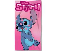 Arlis - Toalla de playa de Lilo y Stitch o toalla de baño Lilo y Stitch 70 x 140 cm (toalla de playa Lilo y Stitch Rosa)